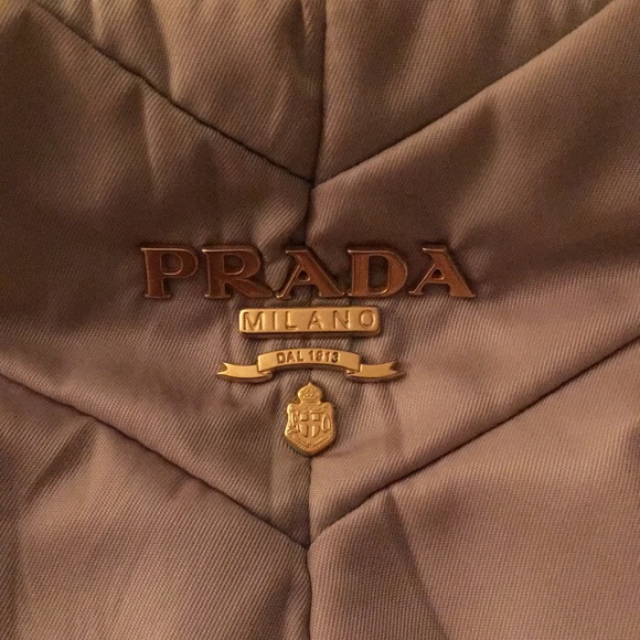 Prada Grey Nylon Shoulder Bag - Picture 2 of 8